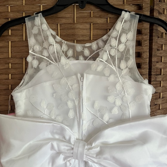 NWT Rare Editions Sleeveless Flower Girl Dress Sizes 10 & 12 - Picture 8 of 9